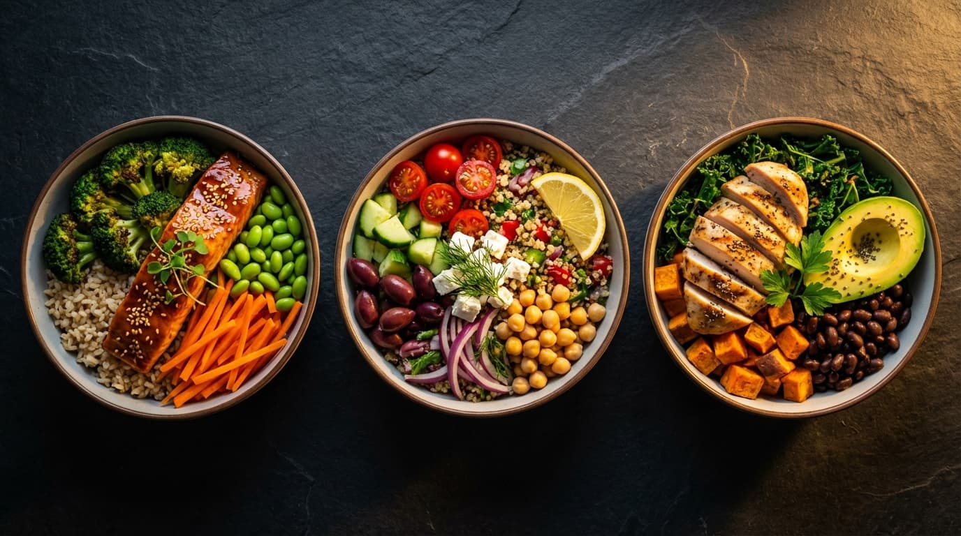 Fresh meal bowl with vibrant ingredients